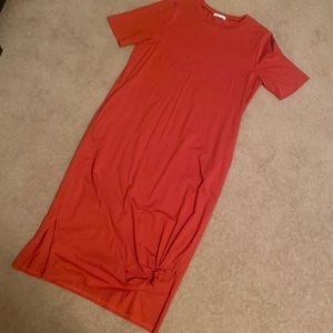 Bohme midi length 3/4 sleeve t shirt dress